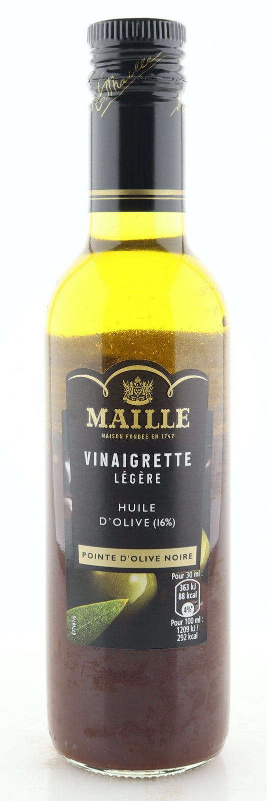 Maille Dressing mit Balsamico und Olivenöl aus schwarzen Oliven - 360ml