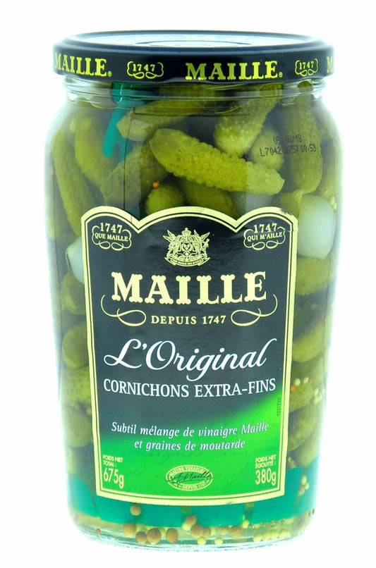 Maille Mini Gurken Cornichons L Original Extra Fins 675g / Atg. 380g