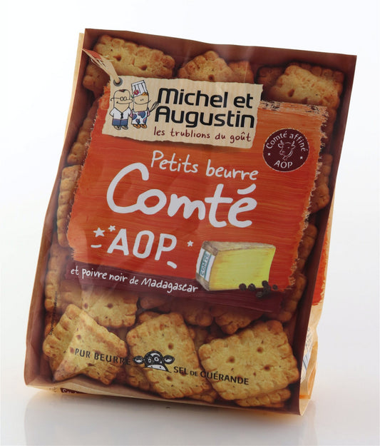Michel et Augustin Aperitif-Kekse mit Comté Käse 100g