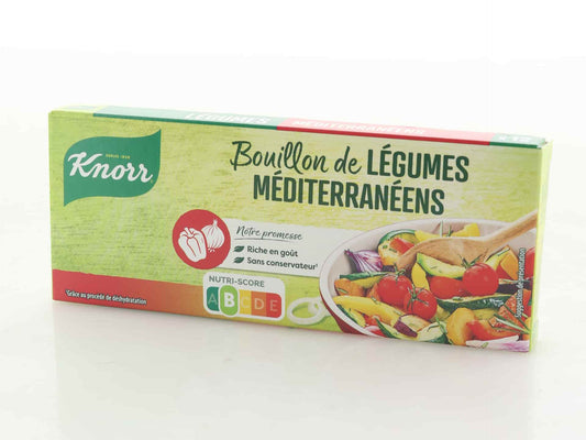 Knorr Brühwürfel mediterranes Gemüse 12 x 11g = 132g (6L)