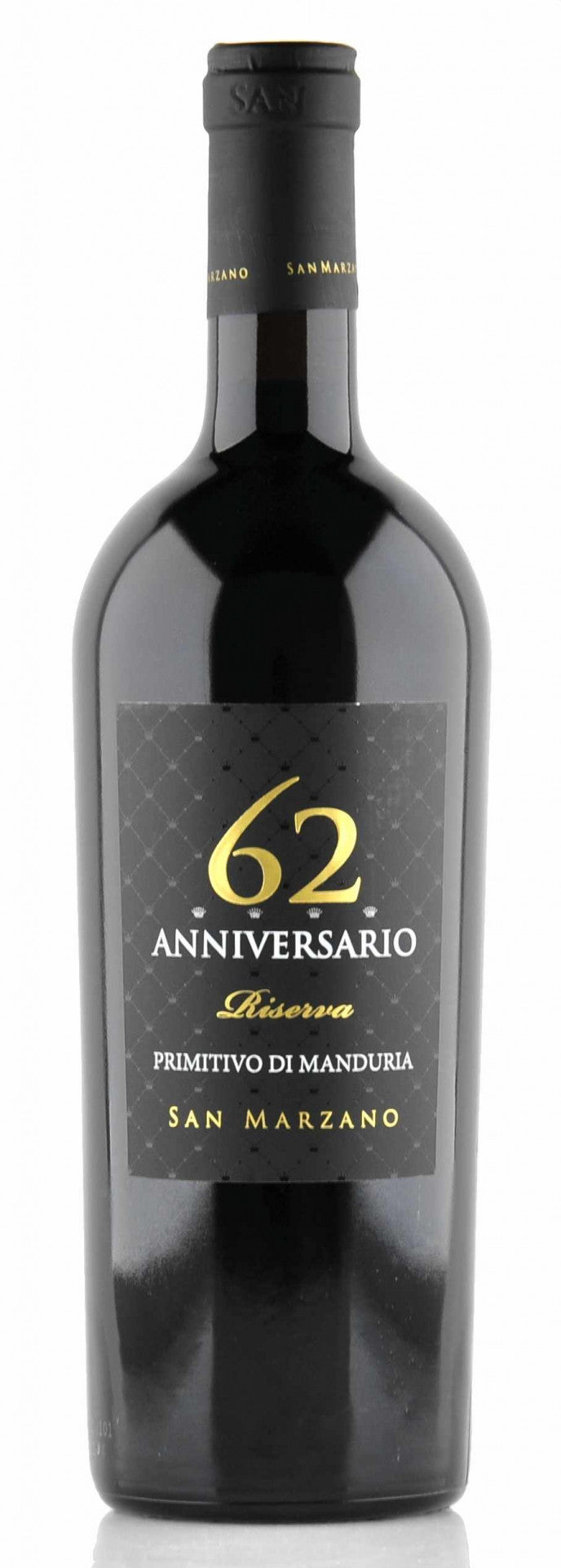 San Marzano 62 Anniversario Riserva Primitivo di Manduria 2018 0.75L