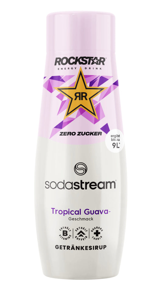 SodaStream Sirup Rockstar Tropical Guava Geschmack ohne Zucker