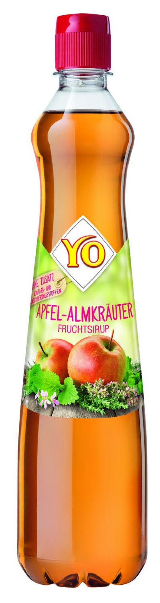 YO Sirup Apfel-Almkräuter