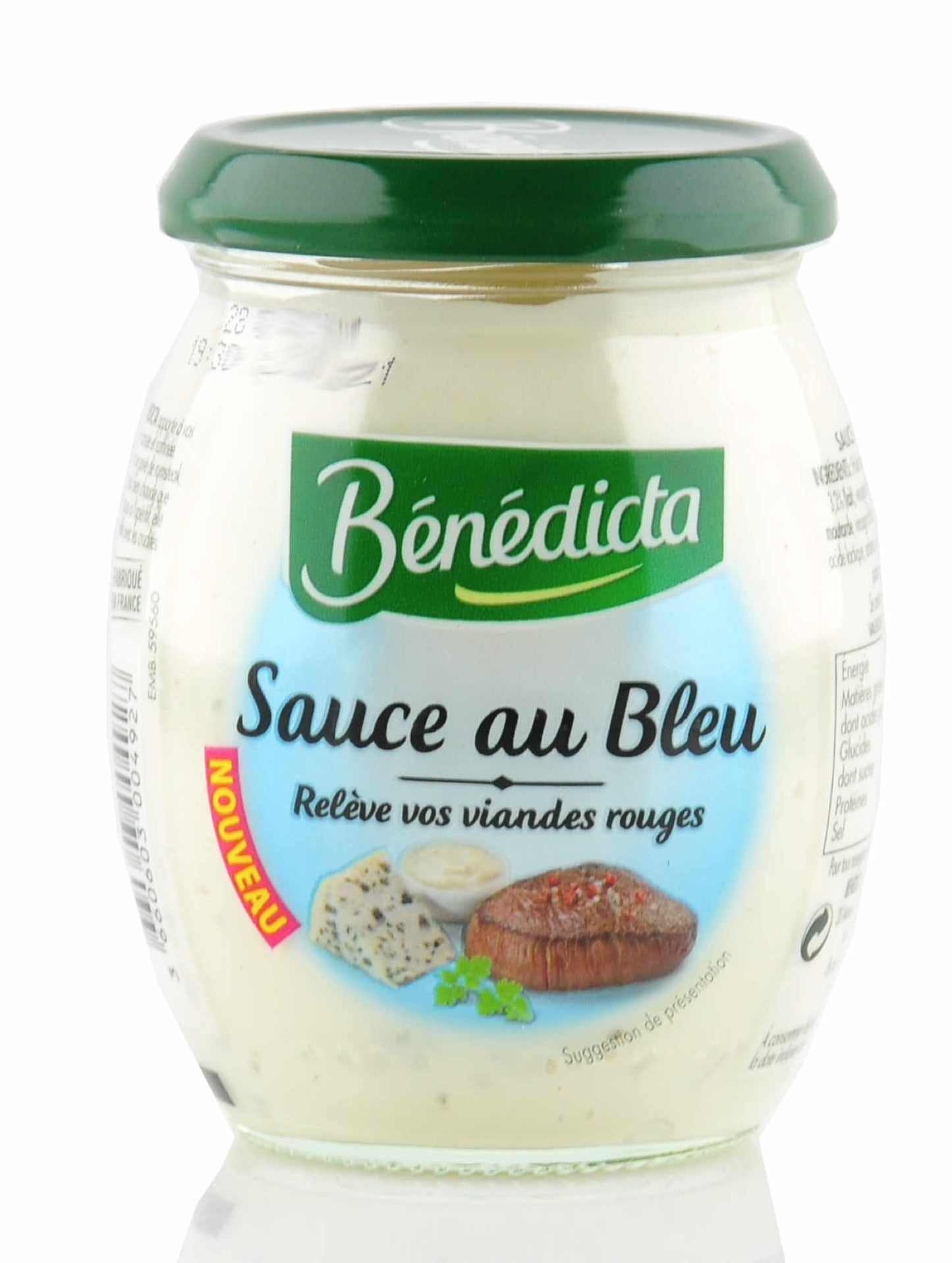 Benedicta "Sauce au Bleu" Sauce mit Roquefort im 260g Glas