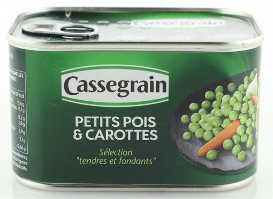 Cassegrain Erbsen und Karotten Auswahl "zart und schmelzend"