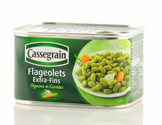 Cassegrain Flageolets Bohnen extra fein 400g / Atg. 265g