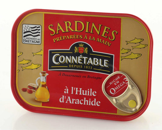 Connetable Sardinen in Erdnussöl