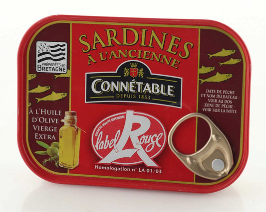 Connetable Sardinen in nativem Olivenöl extra Label Rouge