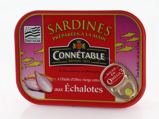 Connetable Sardinen mit Olivenöl und Schalotten der Bretagne 135 g