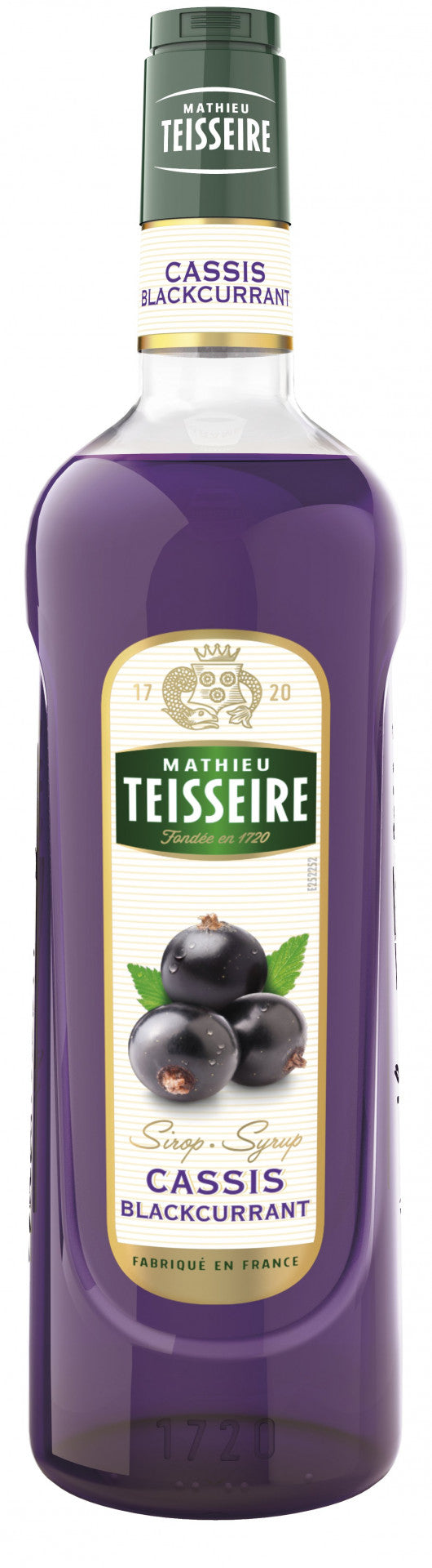 Mathieu Teisseire Bar Sirup Cassis - schwarze Johannisbeere 1L