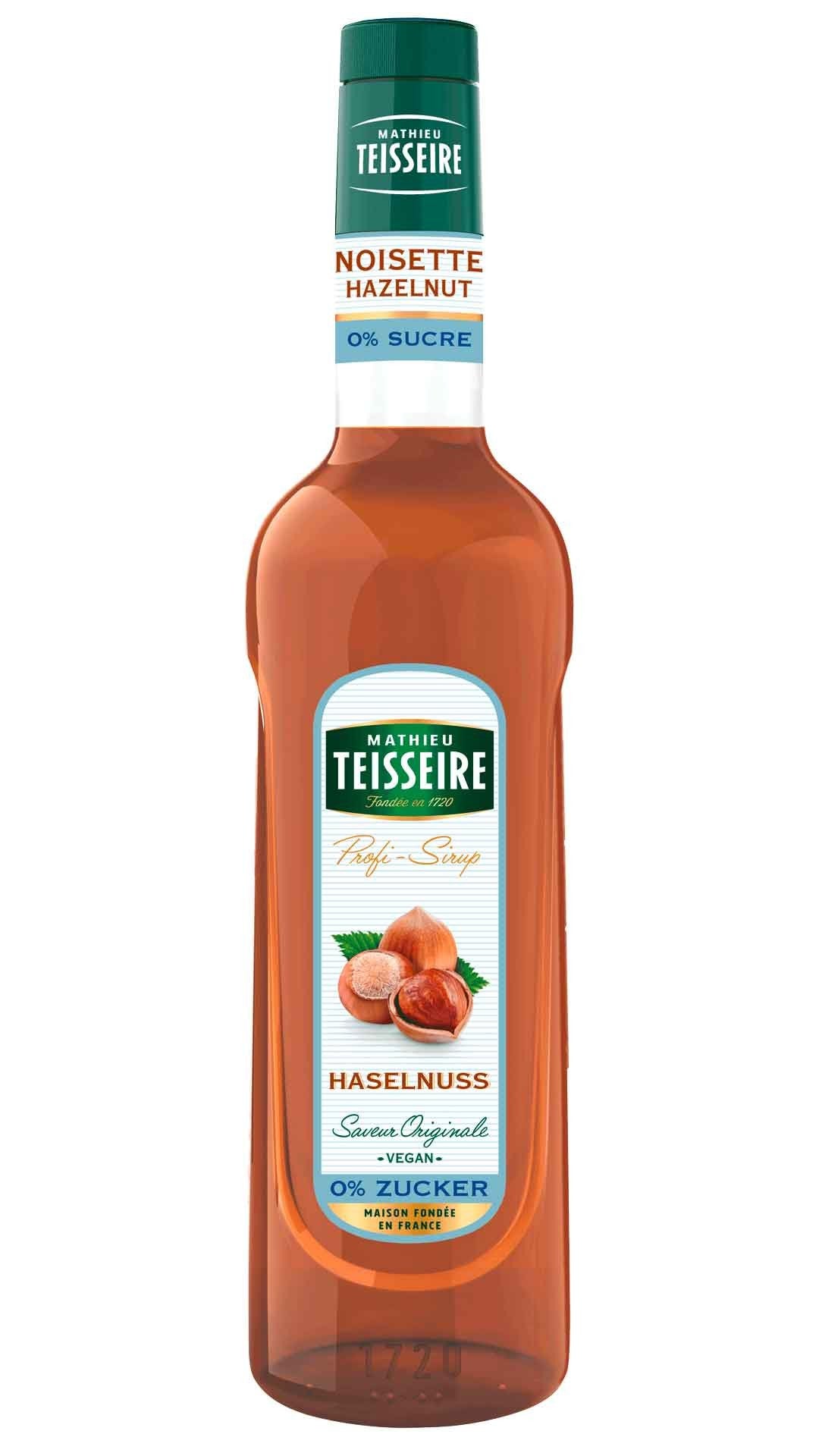 Mathieu Teisseire Bar Sirup Haselnuss 0% Zucker 0,7L