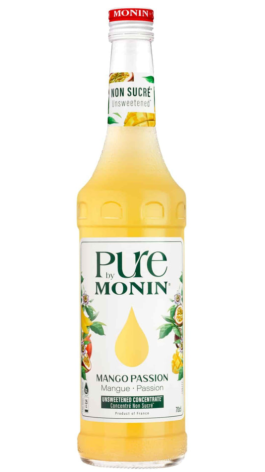 Monin Pure Mango Passionsfrucht Konzentrat ohne Zuckerzusatz 0,7L