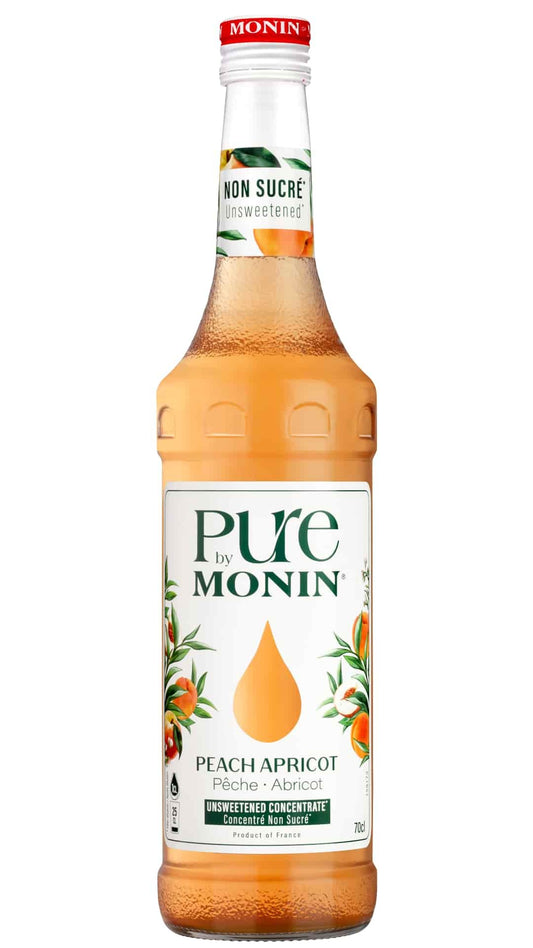 Monin Pure Pfirsich-Aprikose Konzentrat ohne Zuckerzusatz 0,7L