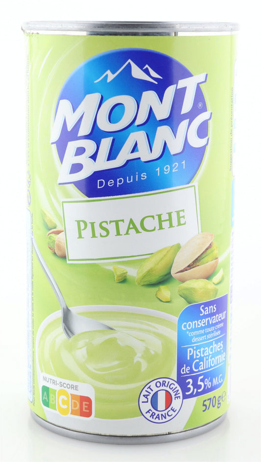 Mont Blanc Cremedessert mit Pistazie 570g