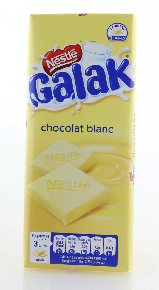 2 x Nestlé Galak weisse Schokolade 100g