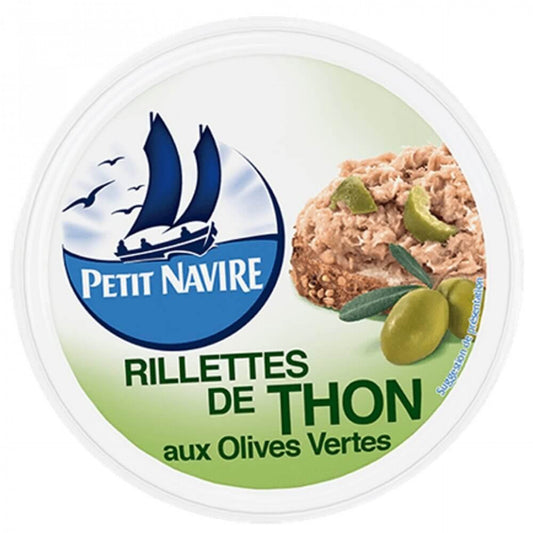 Petit Navire Rillettes de Thon Thunfisch mit grünen Oliven 125g