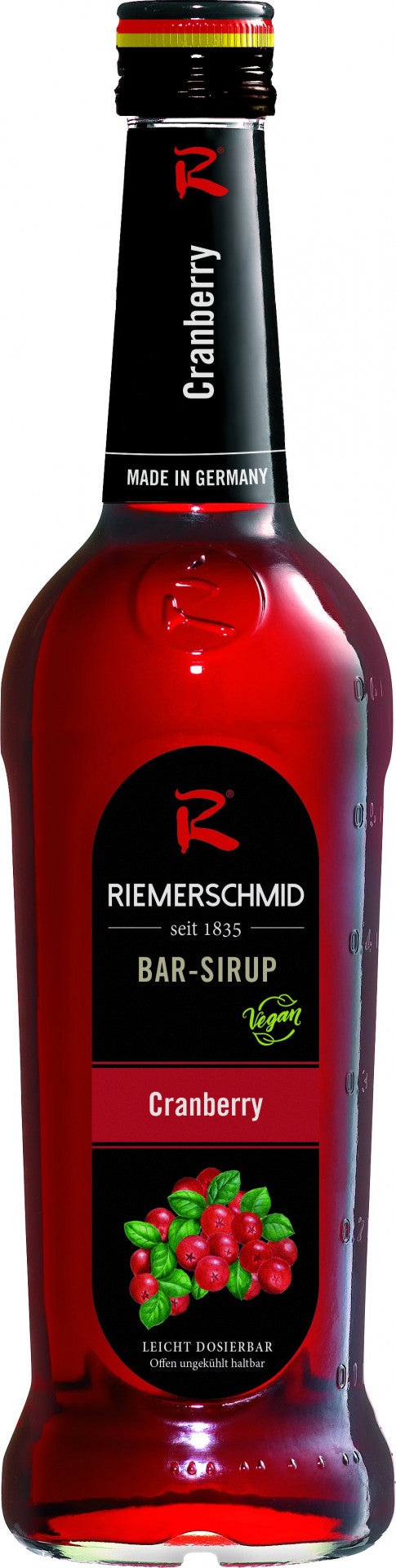 Riemerschmid Bar-Sirup Cranberry Geschmack 0,7L