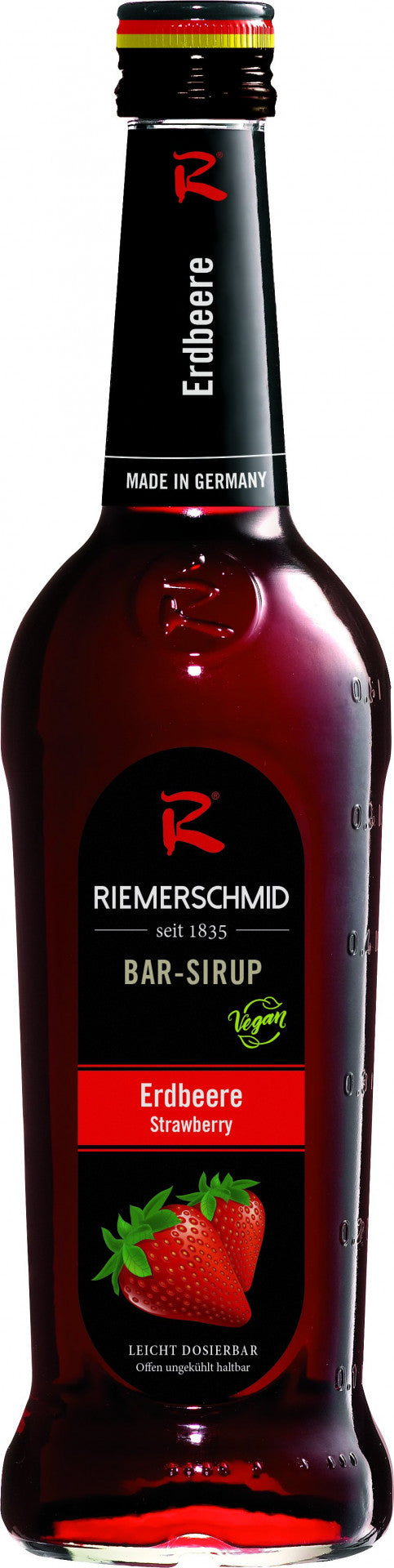 Riemerschmid Bar-Sirup Erdbeer Geschmack 0,7L