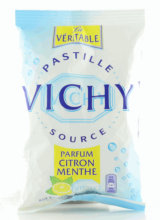 Vichy Pastillen Bonbons mit Zitronen- Pfefferminzgeschmack