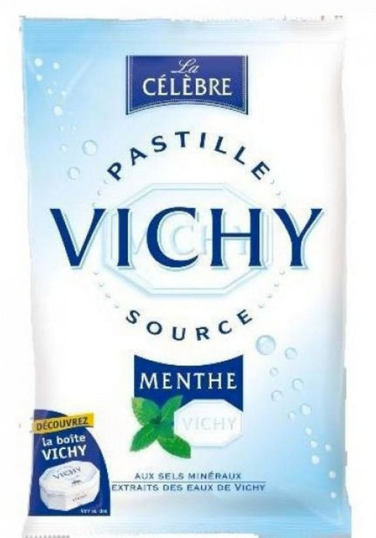 Vichy Pastillen Bonbons mit Pfefferminzgeschmack